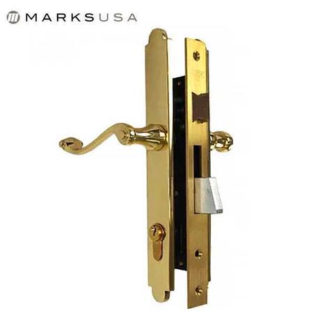 MARKS Marks: Ornamental Iron Mortise Locksets Thinline Series, Entry Function, Dbl Cyl,  MRK-2750C/3-LH